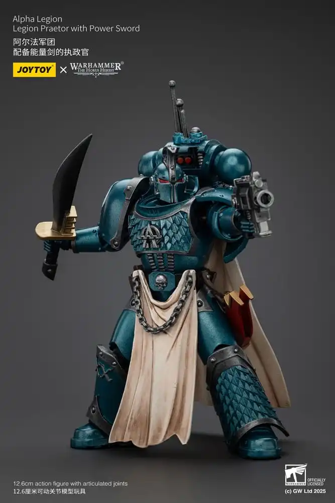 Warhammer The Horus Heresy Action Figure Alpha Legion Praetor with Power Sword 20 cm